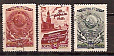 СССР, 1946, №1024-26, Выборы, серия из 3-х марок, (.)...-миниатюра